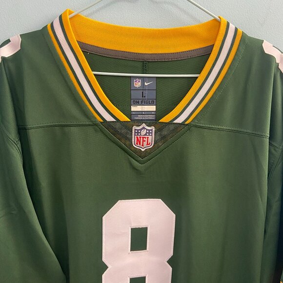 Nike Green Bay Packers Josh Jacobs #8 Jersey Green - Picture 3 of 10
